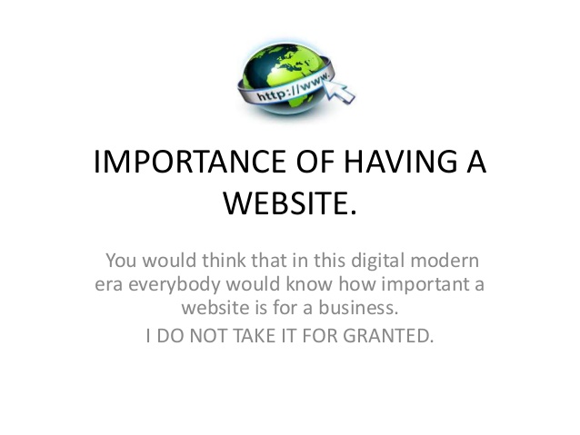 The Importance Of Having A Website!!!